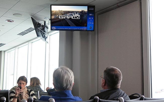 ClearVision TV Network Debuts At Gerald R. Ford International