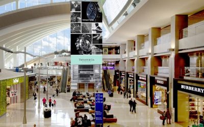Digital Display At LAX Promotes Tiffany & Co. Timepiece Collection