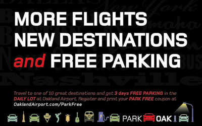 Oakland International Offering Free Parking For Passengers On Flights To New Markets