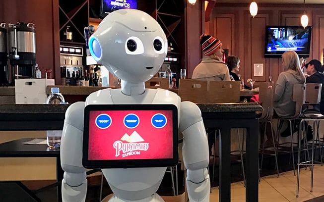 Pepper The Robot Makes Debut At OAK, Courtesy Of HMSHost