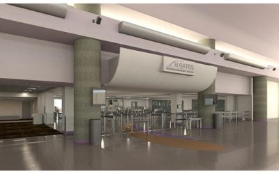 Redesigned Security Checkpoint Opens At TUS