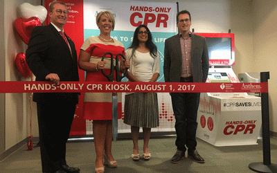 CVG Unveils Hands-Only CPR Training Kiosk