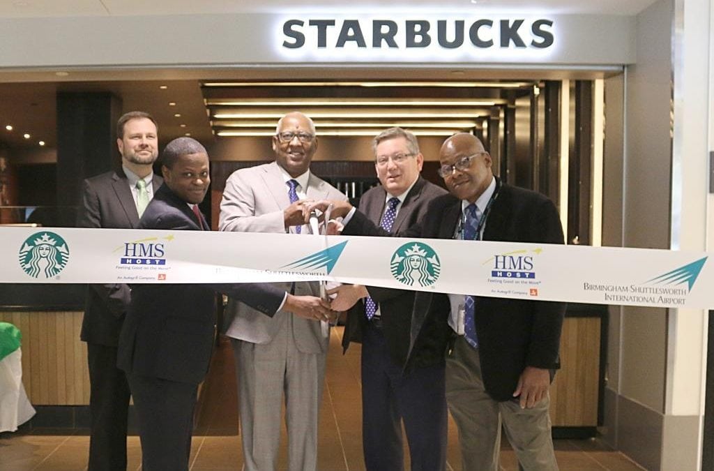HMSHost Opens A New Pre-Security Starbucks Store In BHM