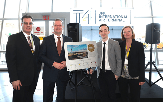 JFK Terminal 4 Earns Gold LEED Certification