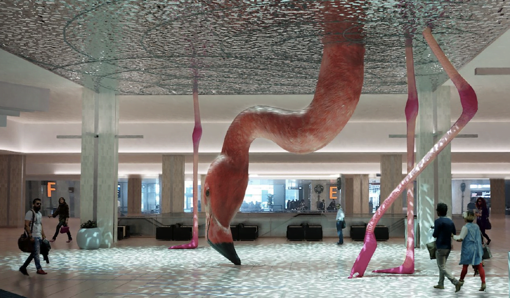 TPA Flamingo Sculpture to Greet Passengers