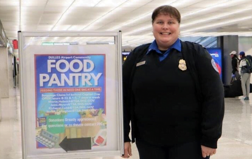 TSA Opens Food Pantry For IAD Employees