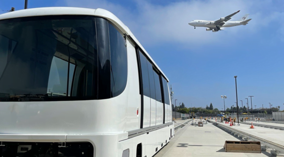 LAX Debuts Train Car for Automated People Mover