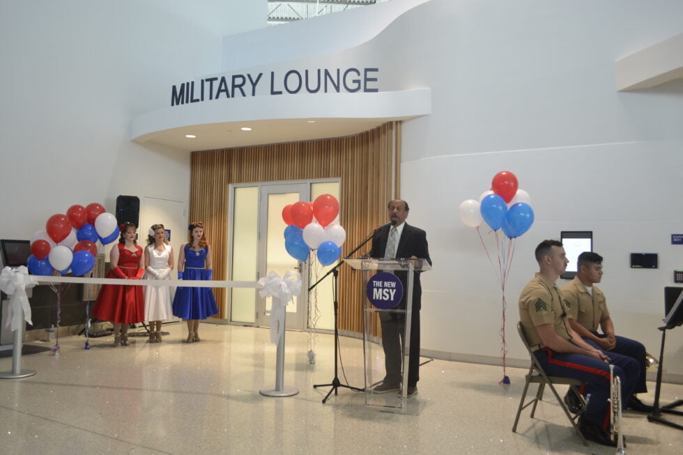 MSY Opens New Military Lounge